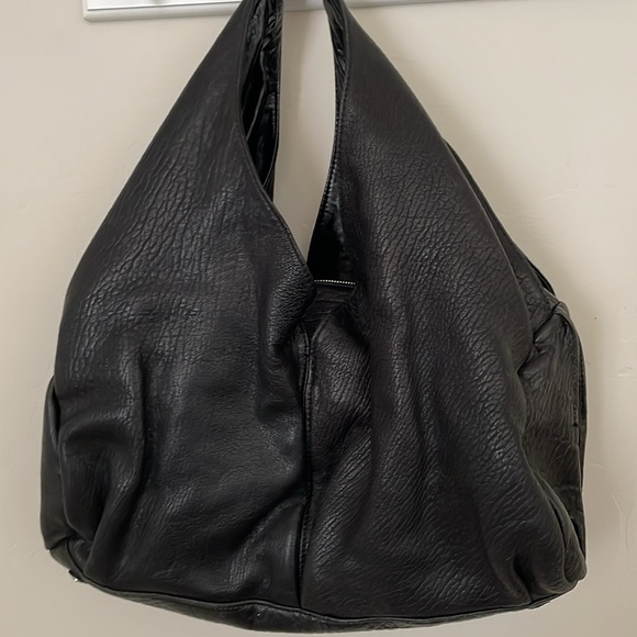 Black Leather Boho Bag - Picture 8 of 8